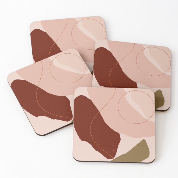 Item preview, Pink Abstract Shapes  designed and sold by nileshkikuchise.