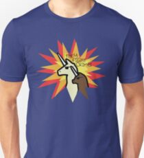 Sie bekämpfen Kriminalität - Llamacorn und Alpacacorn Slim Fit T-Shirt