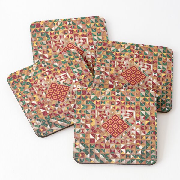 Item preview, Exotic Moroccan Shapes Vibrant Moroccan Mosaic Design Colorful Geometric Patterns Moroccan architecture designed and sold by piketo.