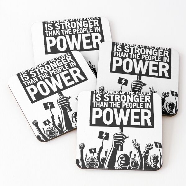 Item preview, poster for protest | Powerful Black and White Protest Poster   designed and sold by KARTICK DUTTA.