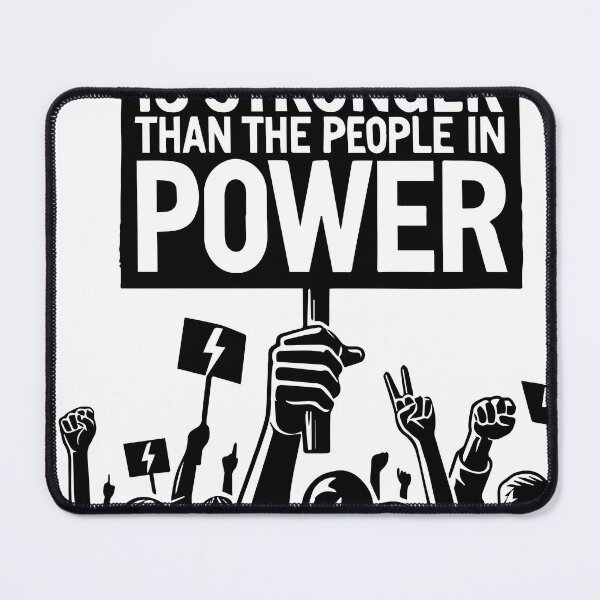 Item preview, poster for protest | Powerful Black and White Protest Poster designed and sold by KARTICK DUTTA.