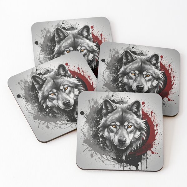 Item preview, Intense Wolf Portrait designed and sold by photoparadise22.
