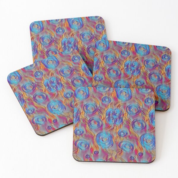 Item preview, Roses Blue Wrap in Grey By Amanda designed and sold by LavishWithLove.