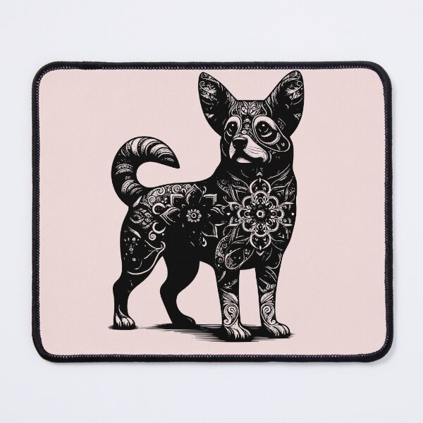Item preview, Boho Dog Mandala Art - The Best Spiritual and Decorative Gift for Dog Lovers designed and sold by Imane Ououinezal.