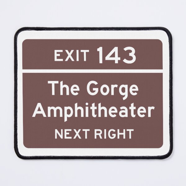 Item preview, Exit 143 Gorge Amphitheater designed and sold by LyndaNoel Design.
