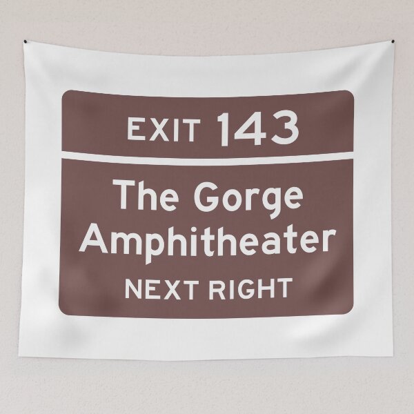 Item preview, Exit 143 Gorge Amphitheater designed and sold by LyndaNoel Design.