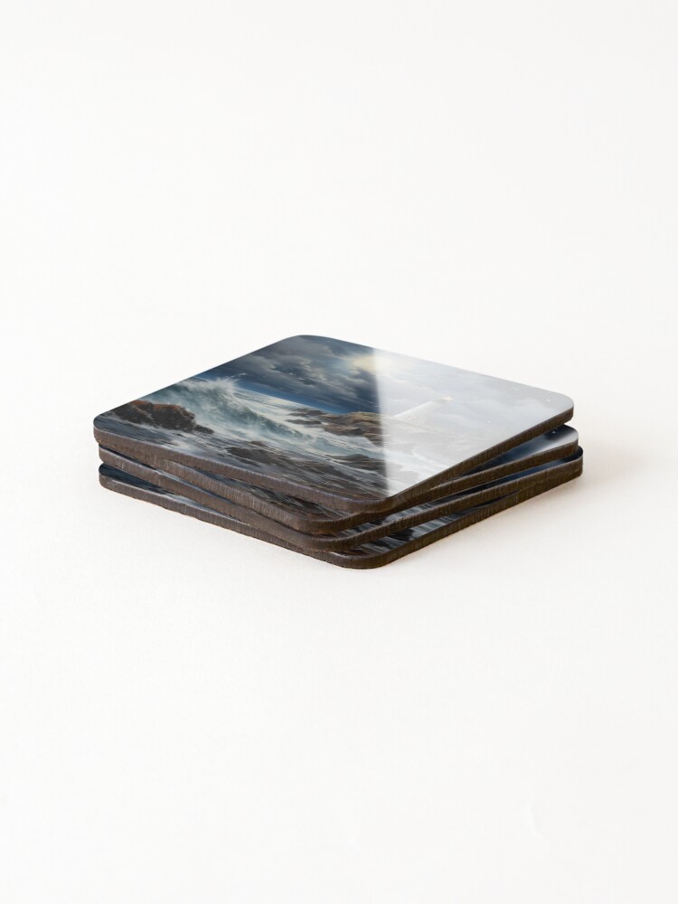 Thumbnail 4 of 5, Coasters (Set of 4), Lighthouse designed and sold by Rtymer.