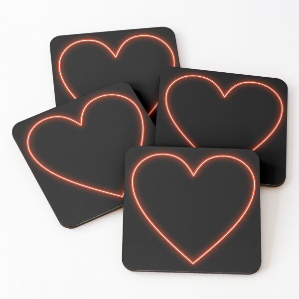 Item preview, Glow heart (red) designed and sold by nerdspride.