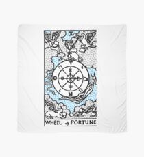 Modern Tarot Design - 10 Wheel of Fortune Scarf