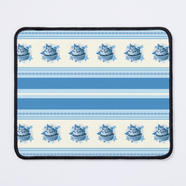 Item preview, Blue Cupcake Stripes designed and sold by L'Atelier de Milu.