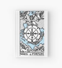 Modern Tarot Design - 10 Wheel of Fortune Hardcover Journal