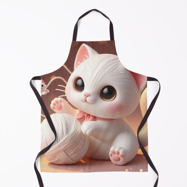 Item preview, White Cat designed and sold by pingpongArt.