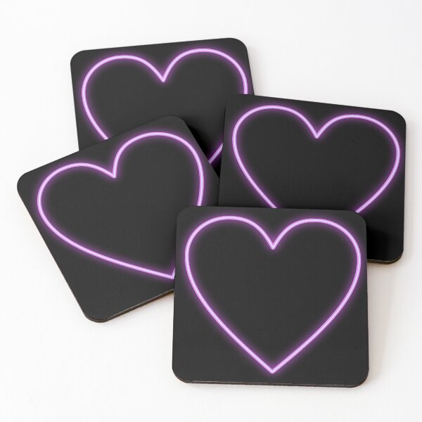 Item preview, Glow heart (dark pink) designed and sold by nerdspride.