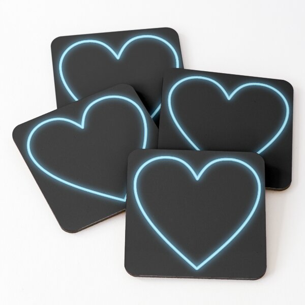 Item preview, Glow heart (blue) designed and sold by nerdspride.