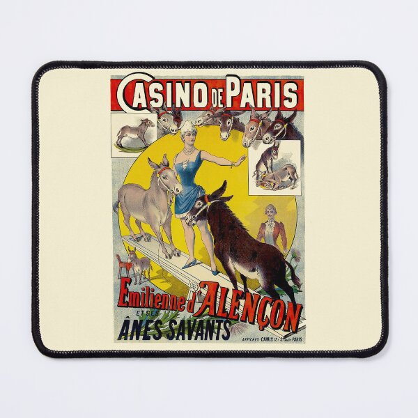 Item preview, Vintage french circus poster with donkeys designed and sold by polliemaggoux.