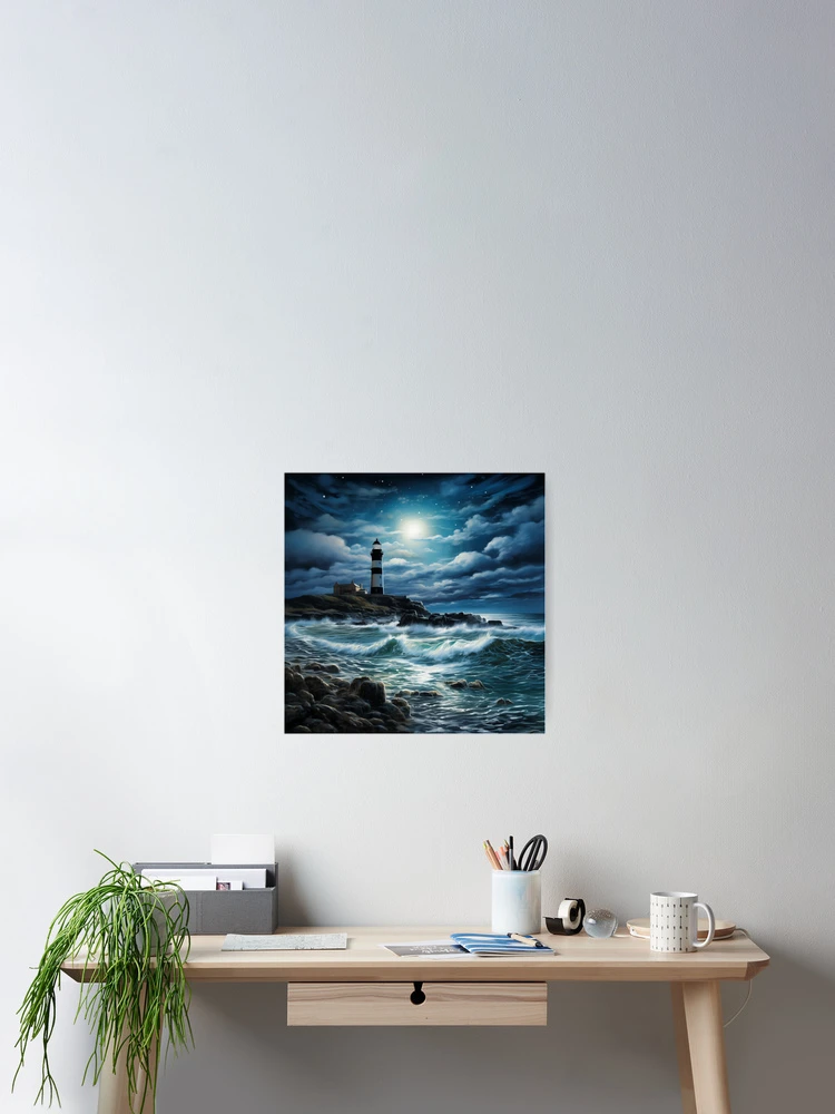 Imagen 2 de 3, Póster con la obra Faro, diseñada y vendida por Rtymer.