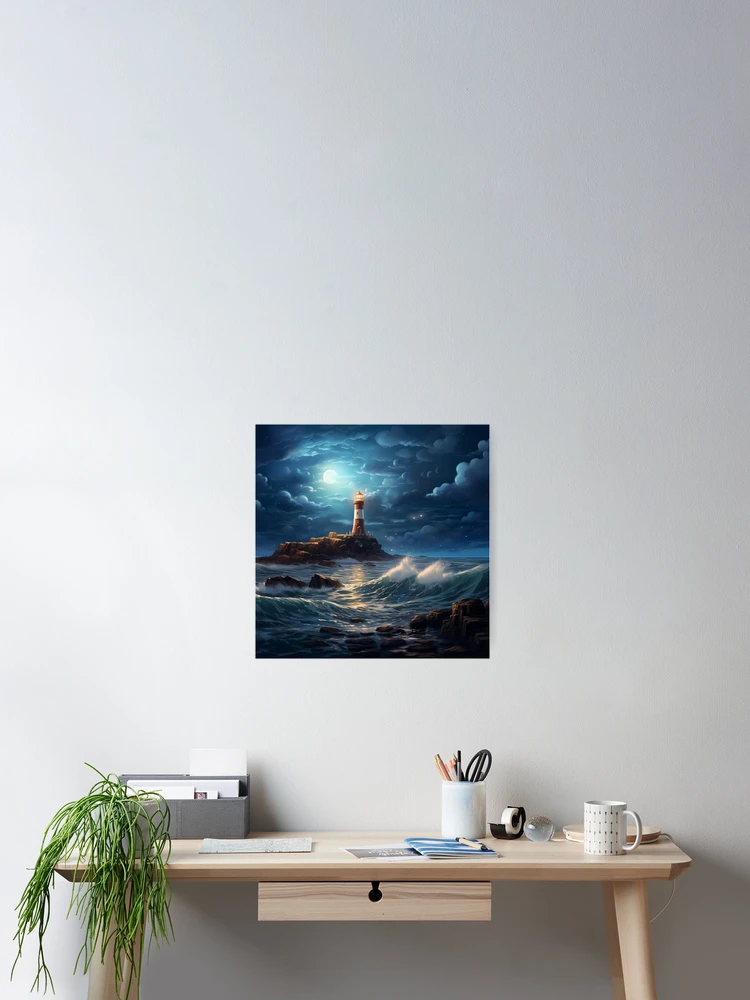 Thumbnail 2 of 3, Poster, Lighthouse designed and sold by Rtymer.
