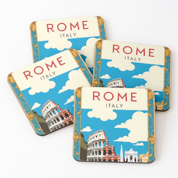 Item preview, Rome Italy Vintage Travel Tourism  designed and sold by TravelersGems.