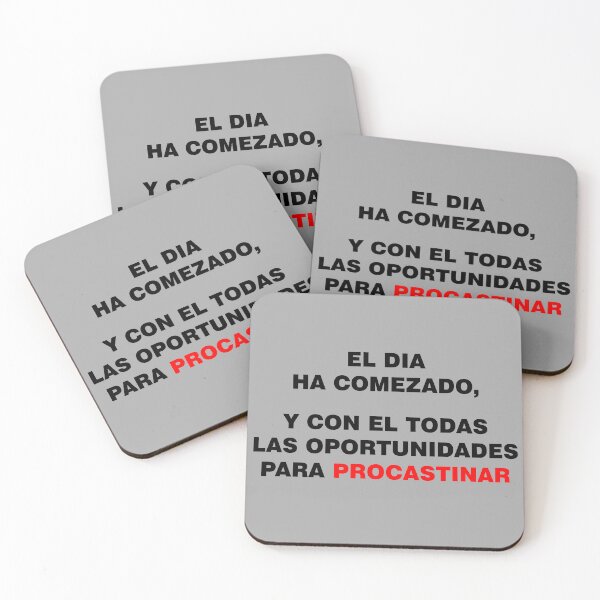 Item preview, Frase irónica, dejar para mañana designed and sold by WelSol.