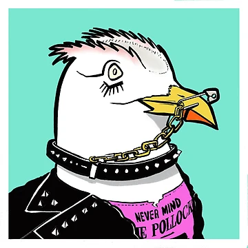 Artwork thumbnail, Punk Seagull by Rooky8