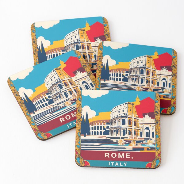 Item preview, Rome Italy Vintage Travel Tourism  designed and sold by TravelersGems.
