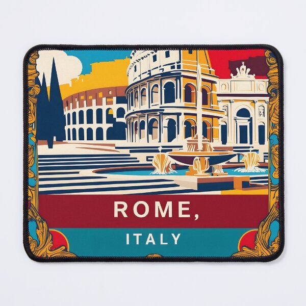 Item preview, Rome Italy Vintage Travel Tourism designed and sold by TravelersGems.