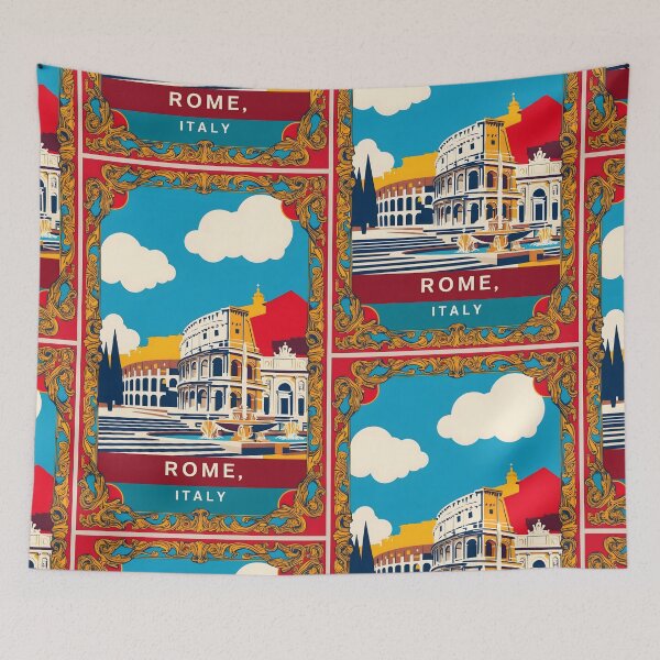 Item preview, Rome Italy Vintage Travel Tourism  designed and sold by TravelersGems.