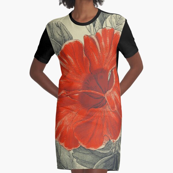 Vintage Garden 17 Graphic T-Shirt Dress