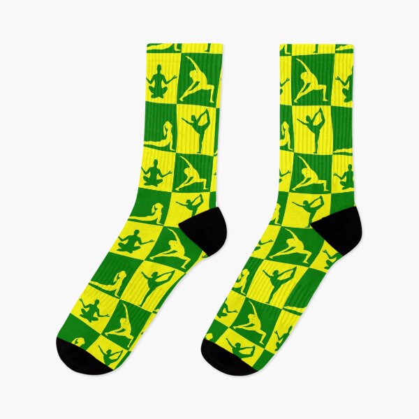 Item preview, Unique socks for Yogi - Yellow - Green designed and sold by Lees Tees.