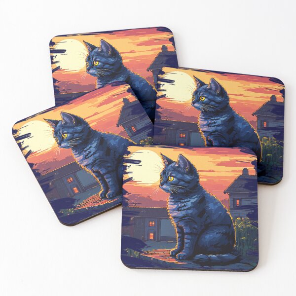 Item preview, Sunset Kitty designed and sold by FSilk.