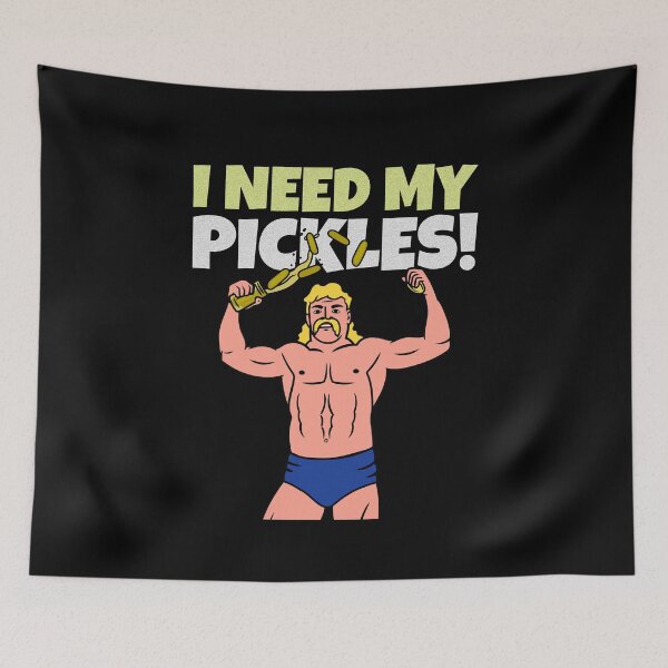Item preview, I Need My Pickles Funny Pickle Lover Pickling Hobbie T-Shirt designed and sold by StudioTVDinners.