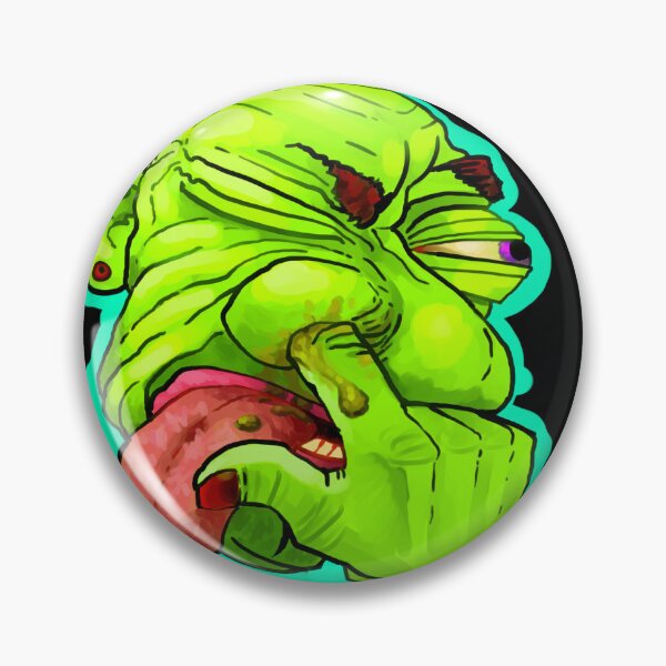 Item preview, Green snot face design designed and sold by JohnGus.