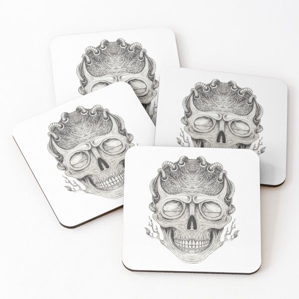 Item preview, Surreal art nature and fantasy skull. designed and sold by Jiwsurreal.