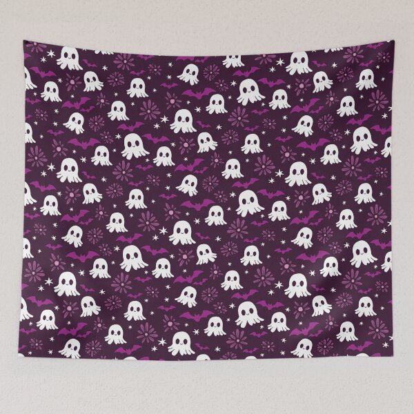 Item preview, Preppy Halloween Enchantment | Friendly Ghosts & Modern Spooky Fun designed and sold by colorofmagic.
