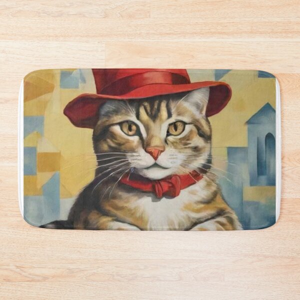 Artikelvorschau, Red Hat Cat KI-Generation entworfen und verkauft von Goods4SaleNow.