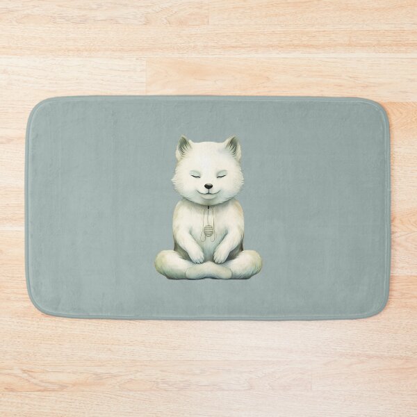 Item preview, Meditating dog Japanese zen art design designed and sold by CroesCreations.