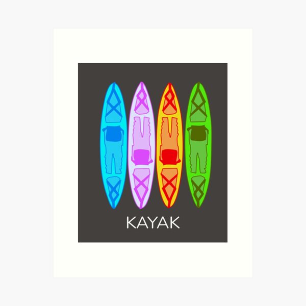 Item preview, Kayak paddle boat in different colors designed and sold by lydiavine.