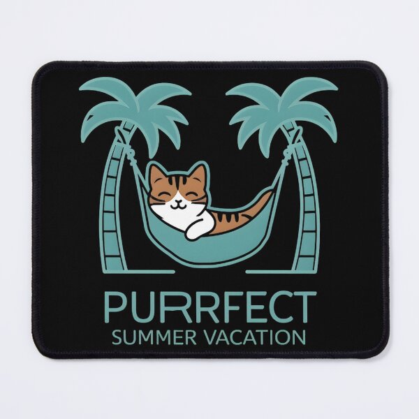 Item preview, Purrfect Summer Vacation Funny Cat Hammock designed and sold by Taans-Creation.