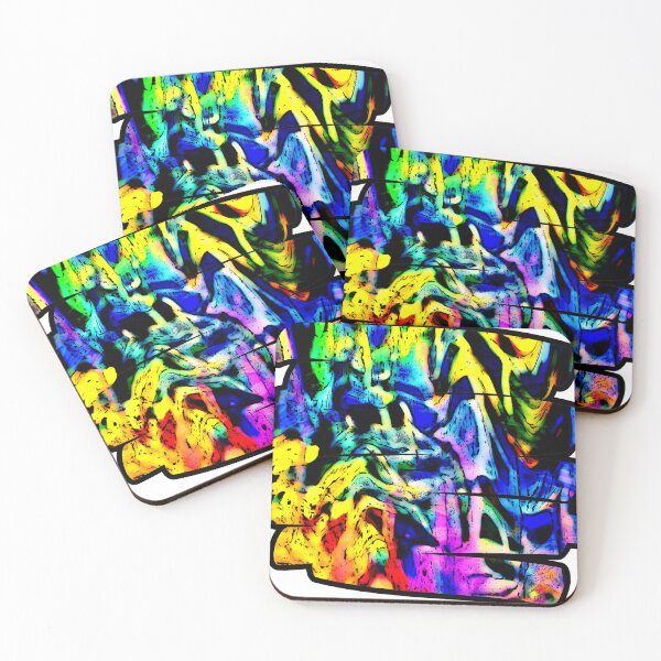 Item preview, Brightly colored brushstrokes designed and sold by AnnabellaRh.