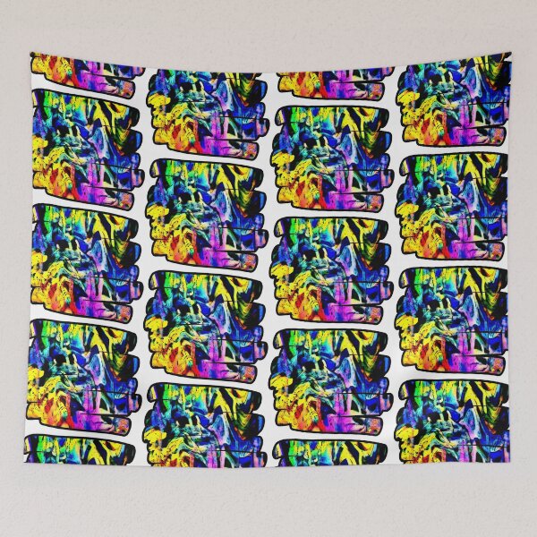 Item preview, Brightly colored brushstrokes designed and sold by AnnabellaRh.