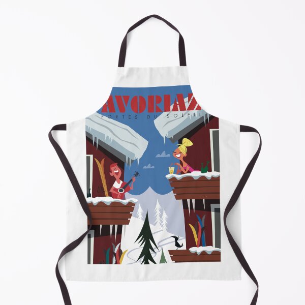 Item preview, Avoriaz ski poster designed and sold by GAGodel.
