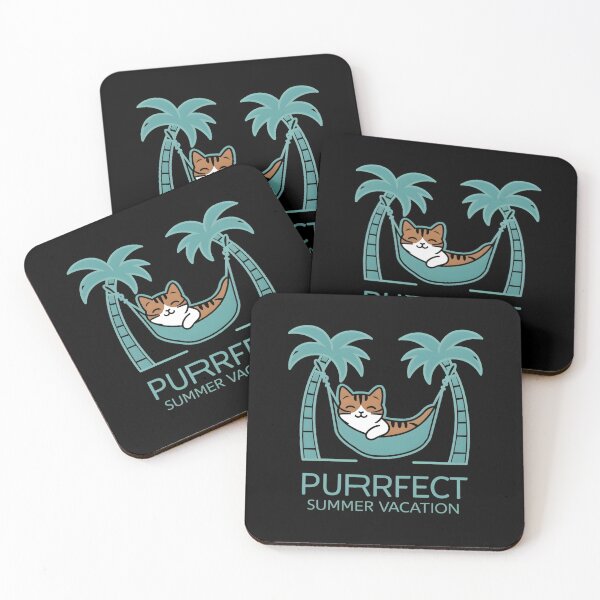 Item preview, Purrfect Summer Vacation Funny Cat Hammock designed and sold by Taans-Creation.