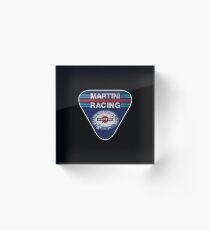 martini racing rally Acrylic Block