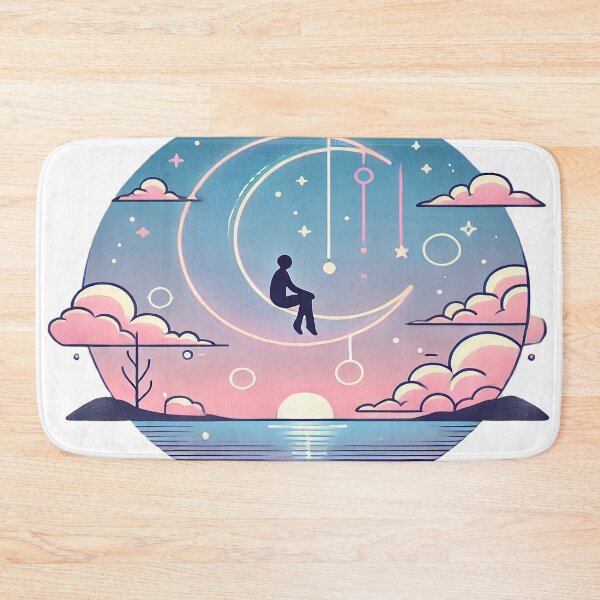 Item preview, Dream of Escape: Moon and Horizon designed and sold by FAONIM.