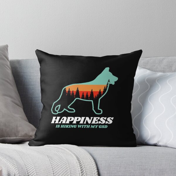Item preview, Happiness Is Hiking With My German Shepherd Gift designed and sold by Guarddogdrive.