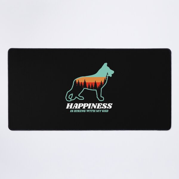 Item preview, Happiness Is Hiking With My German Shepherd Gift designed and sold by Guarddogdrive.
