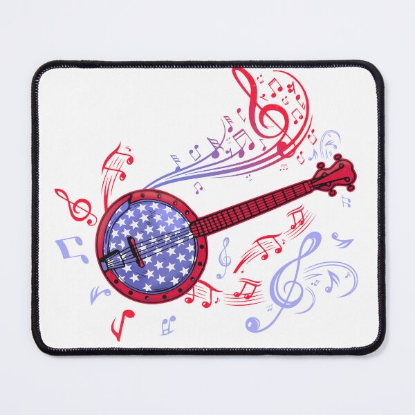 Item preview, Banjo Player Men 4th Of July Country Music USA Banjo designed and sold by DSWShirts.