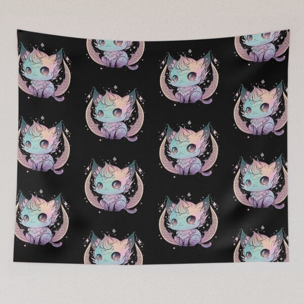 Item preview, Cute Kawaii Multicolor Pastel Kitten designed and sold by JstPeachy.