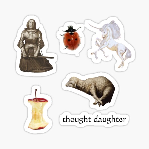 Item preview, thought daughter sticker pack designed and sold by bumbumbum17.