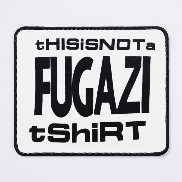 Item preview, this is not a fugazi tshirt white designed and sold by bumbumbum17.